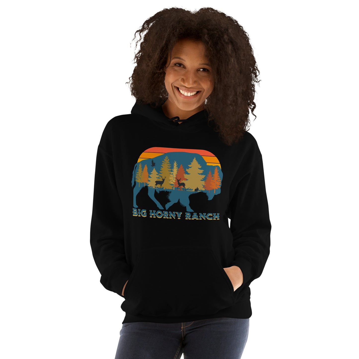 Unisex Buffalo Scene Hoodie
