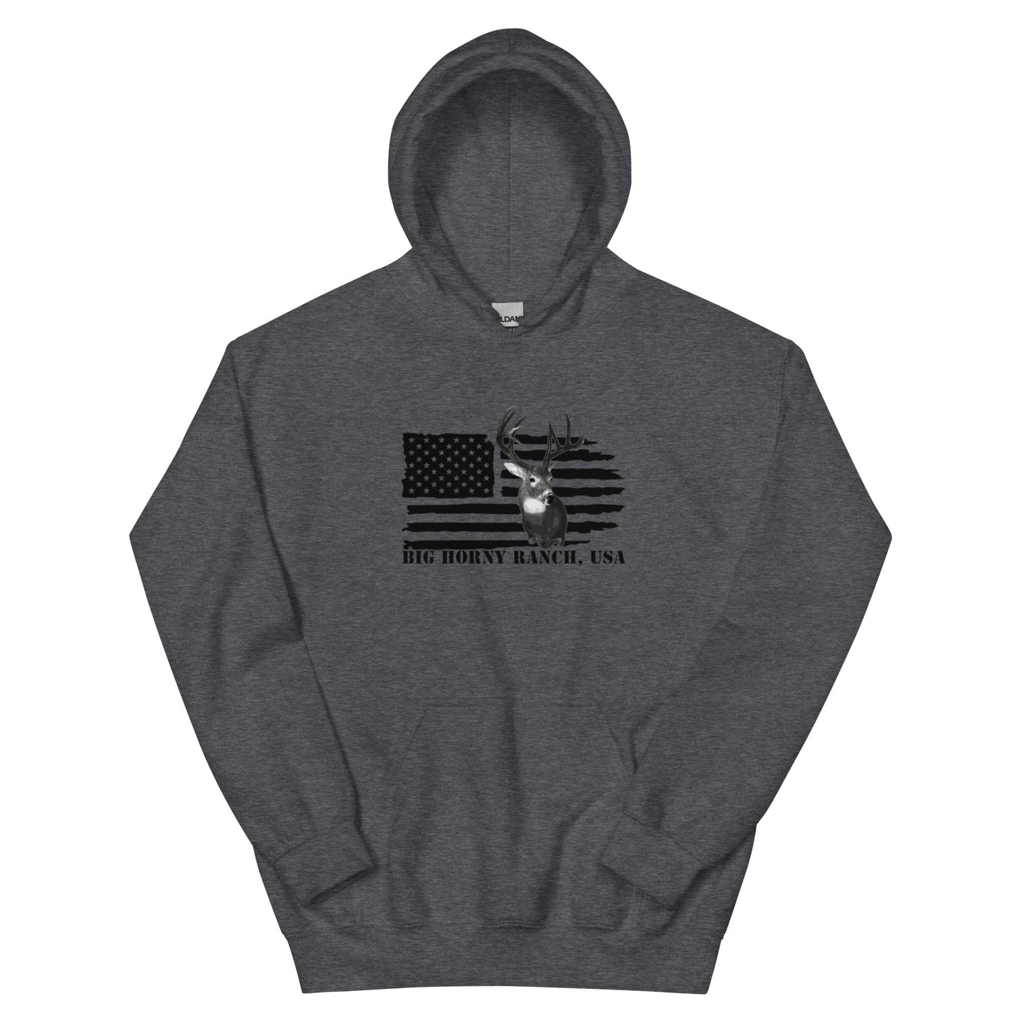 Unisex USA Flag Buck Hoodie