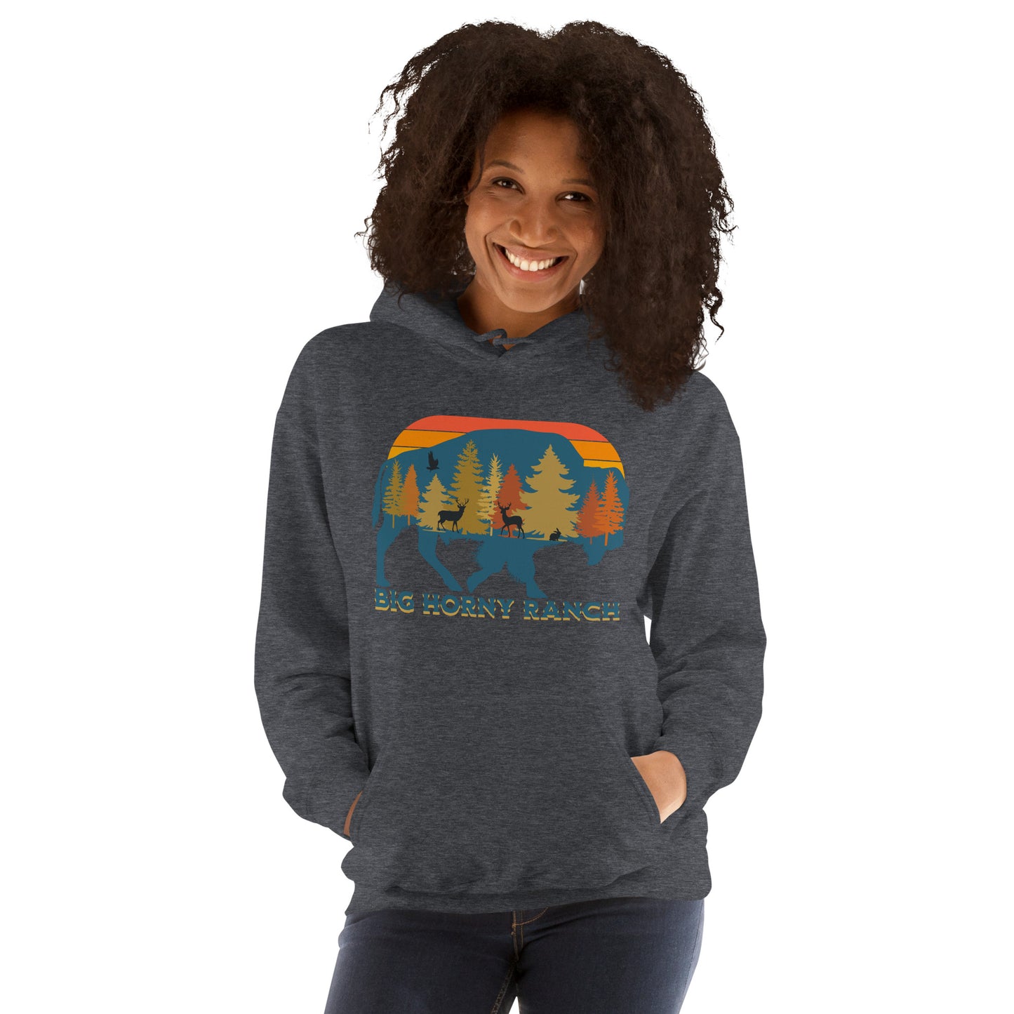 Unisex Buffalo Scene Hoodie