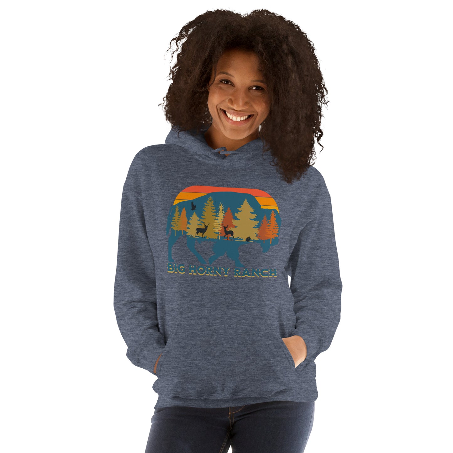 Unisex Buffalo Scene Hoodie