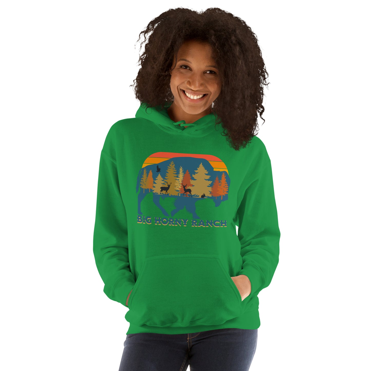 Unisex Buffalo Scene Hoodie