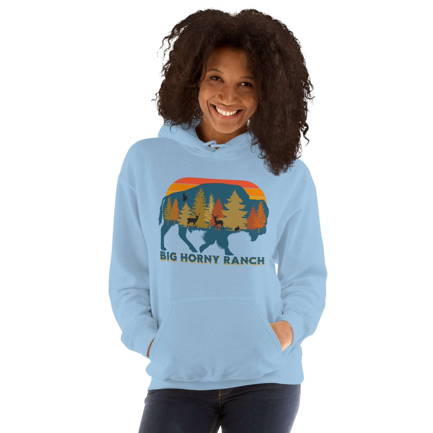 Unisex Buffalo Scene Hoodie
