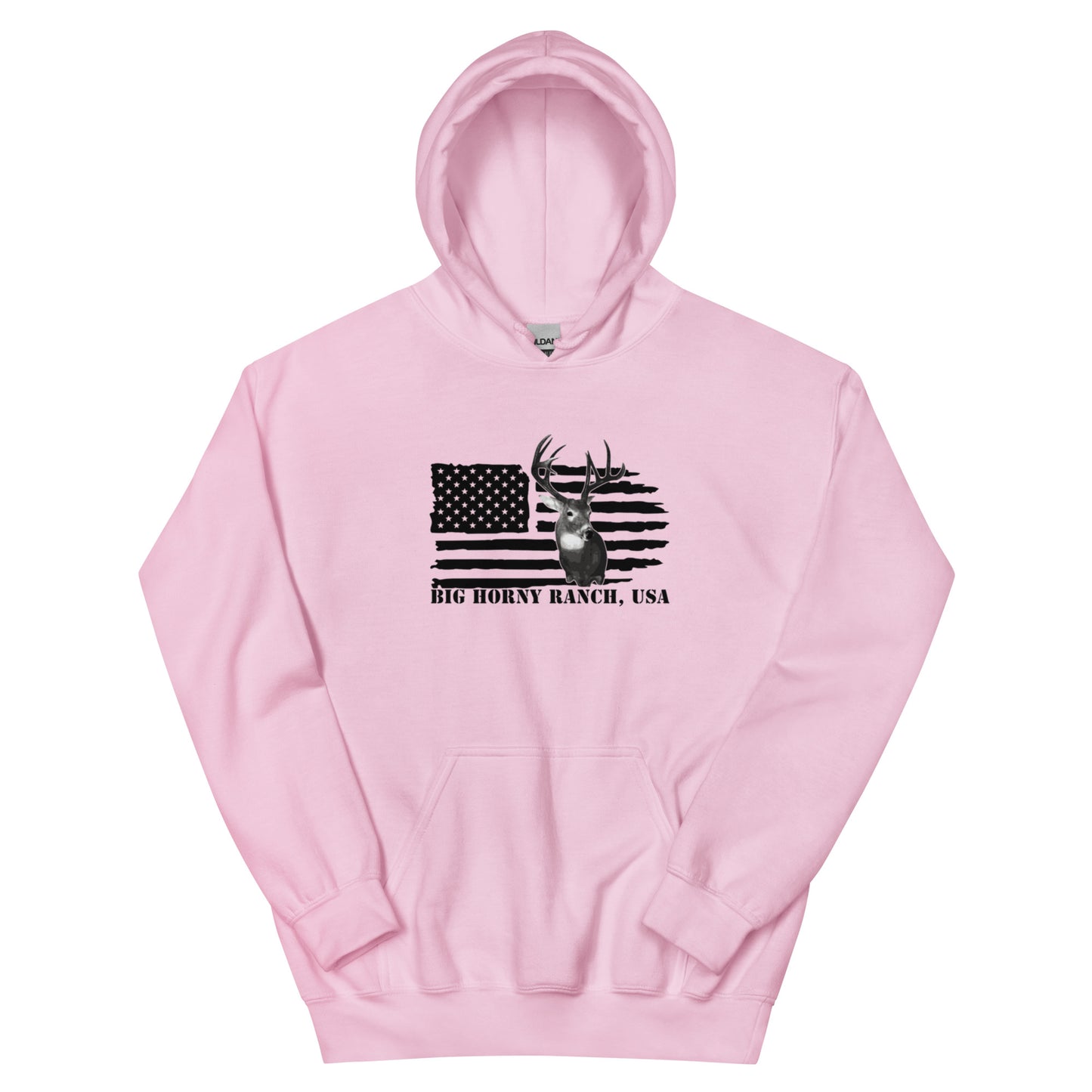 Unisex USA Flag Buck Hoodie