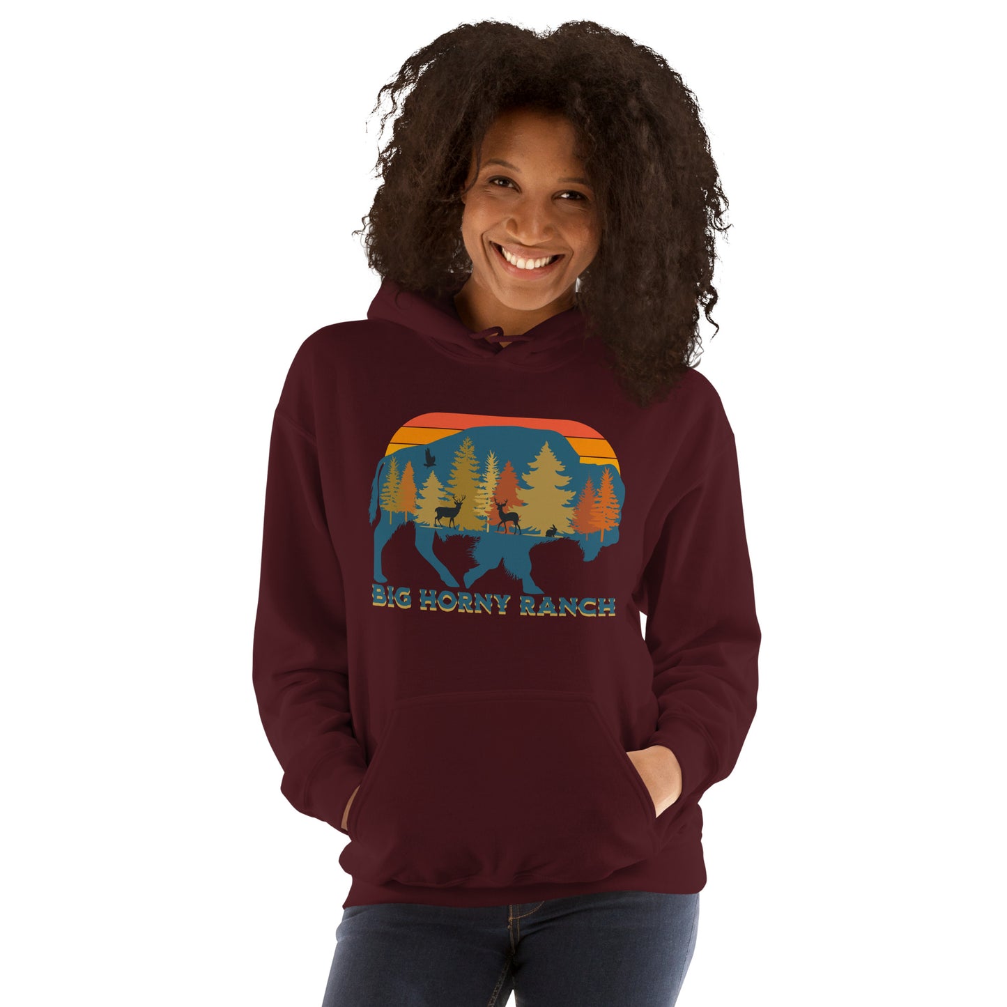 Unisex Buffalo Scene Hoodie
