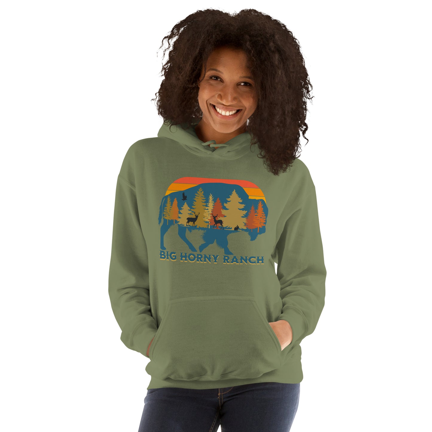 Unisex Buffalo Scene Hoodie