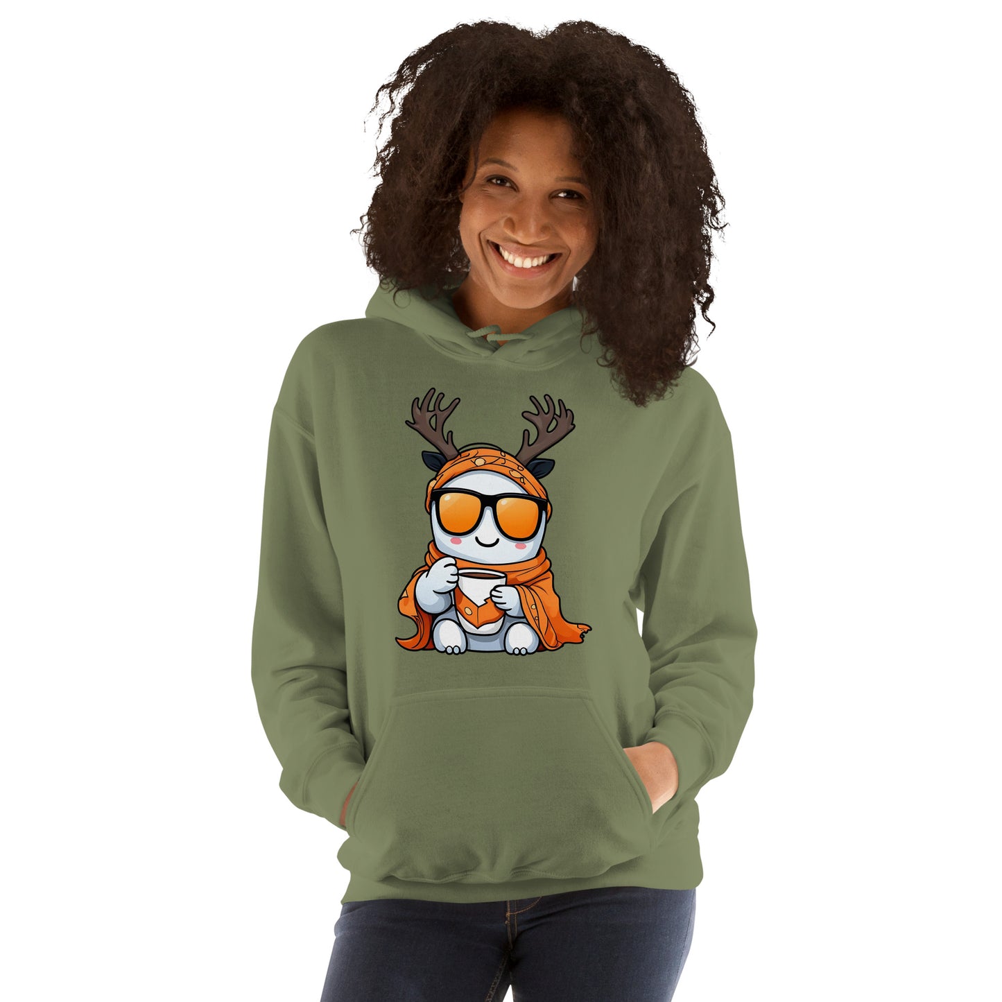 Ghost Buck Unisex Hoodie