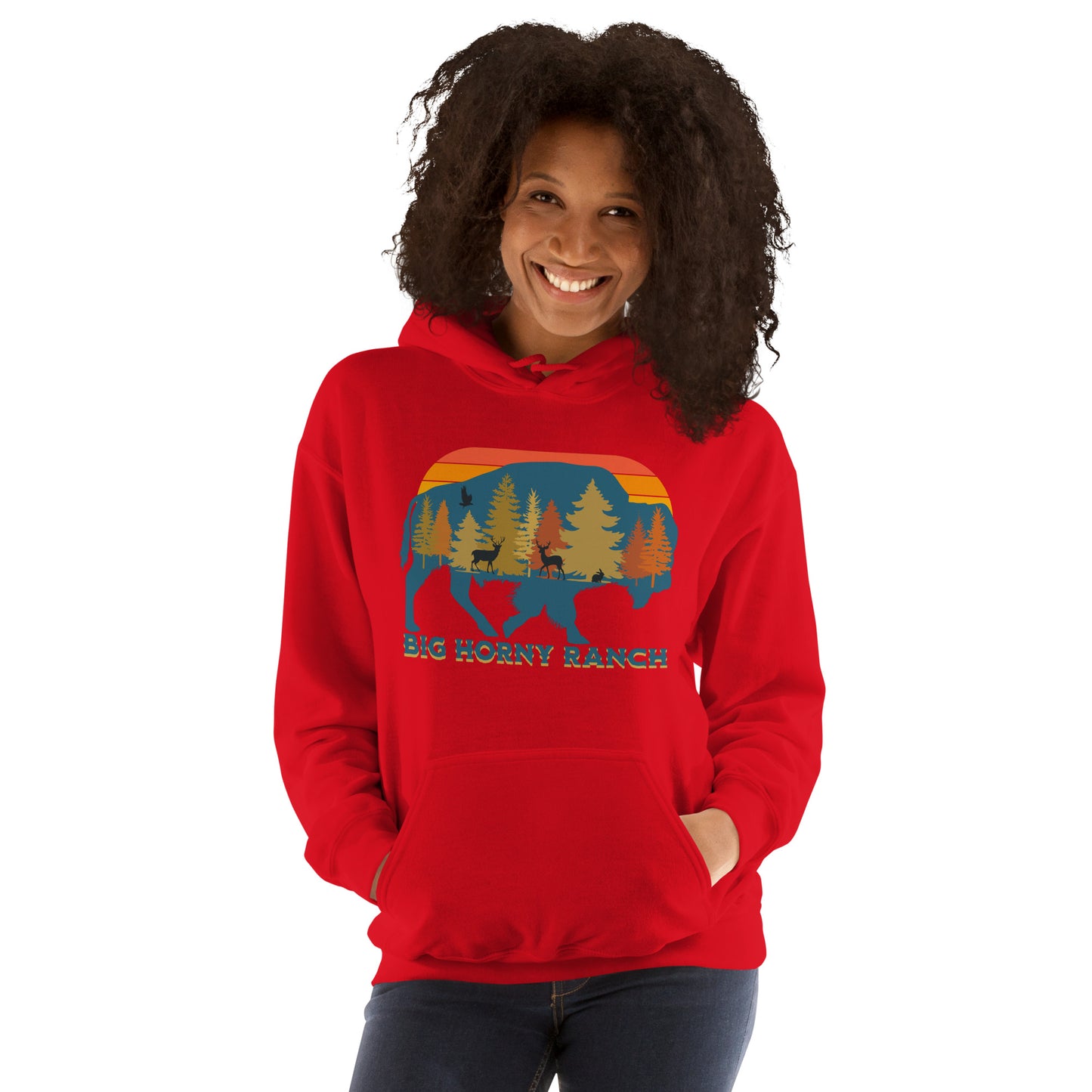 Unisex Buffalo Scene Hoodie