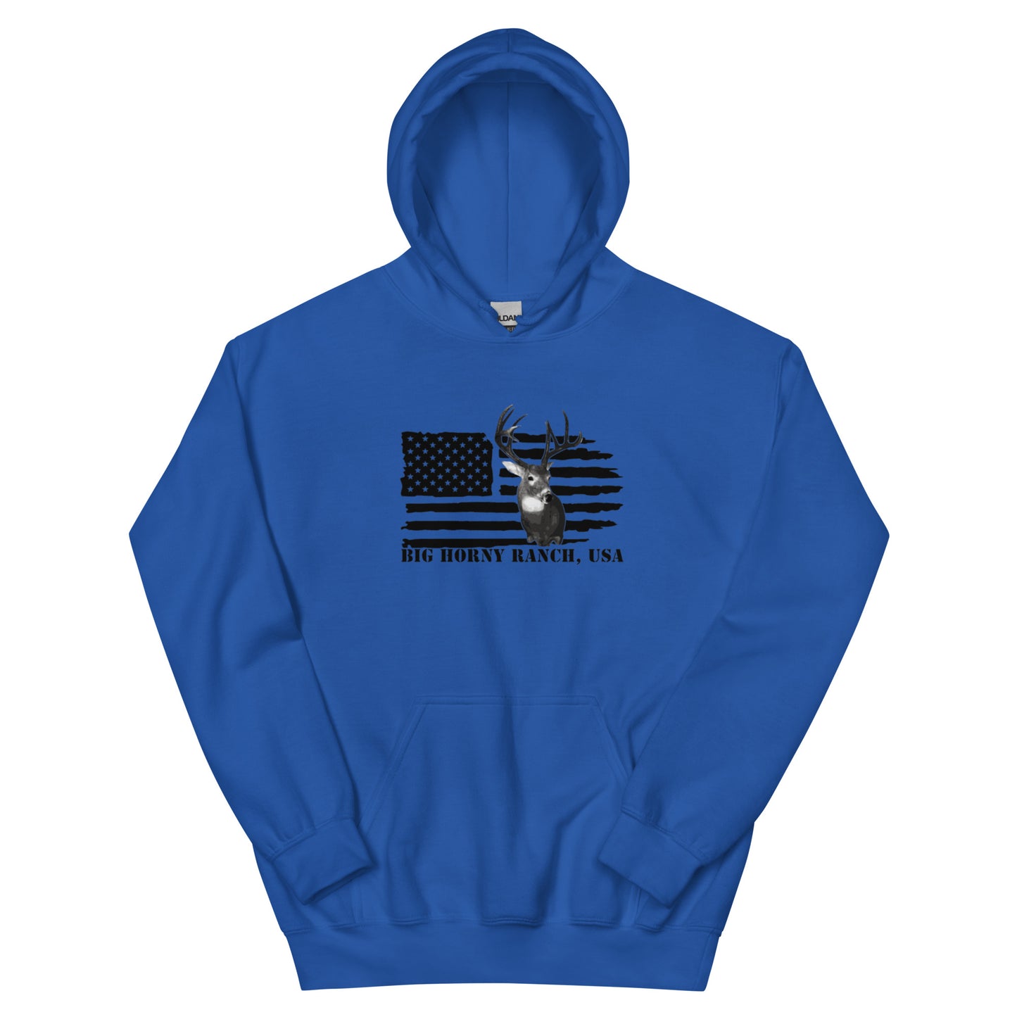 Unisex USA Flag Buck Hoodie