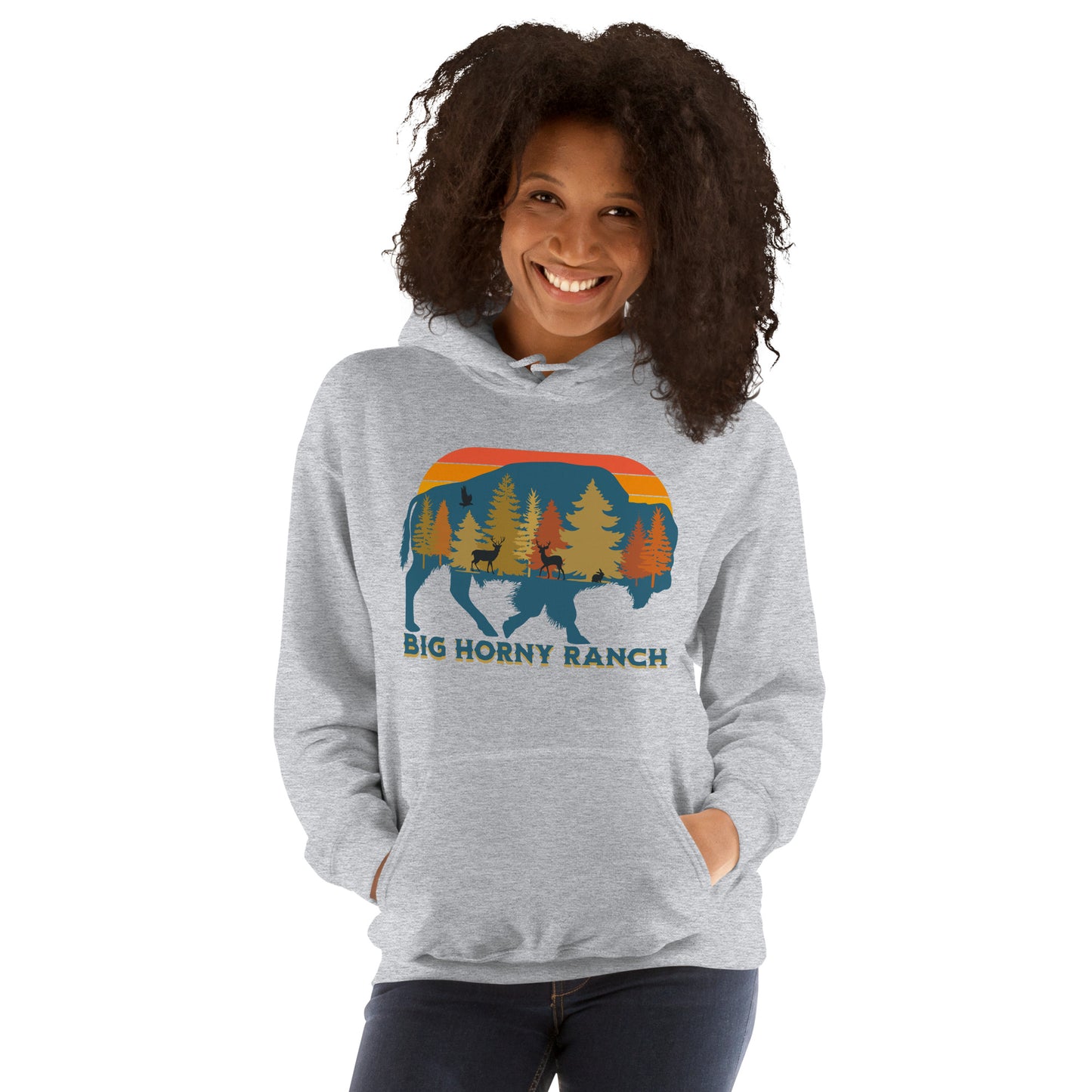 Unisex Buffalo Scene Hoodie