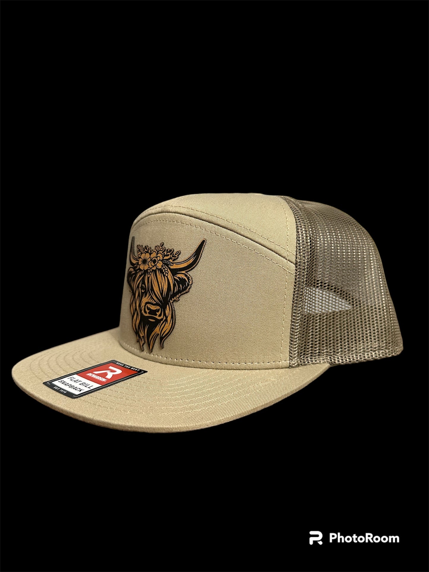 Highlander Cow Flat Bill hat