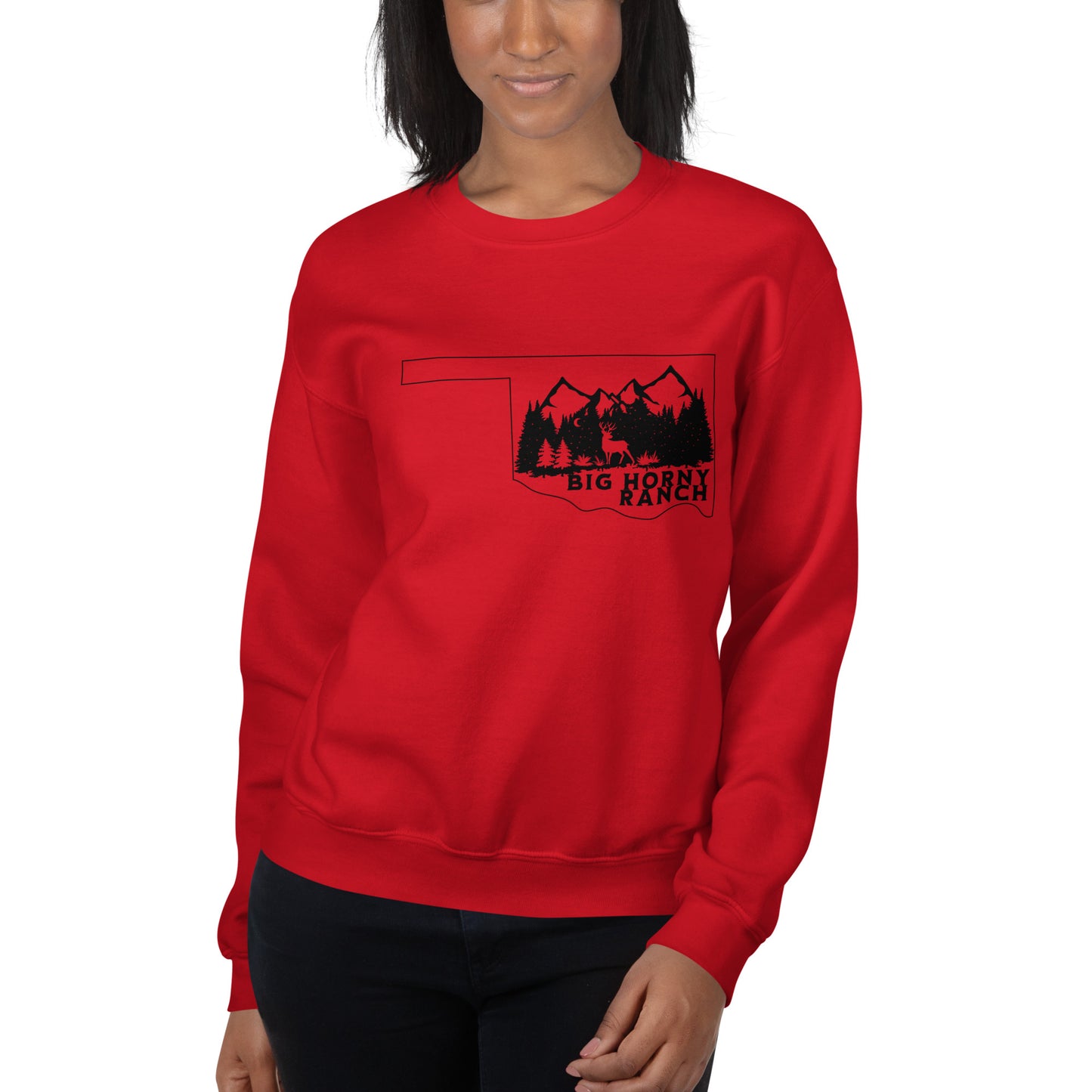 Unisex OK Deer Scene Sweatshirt